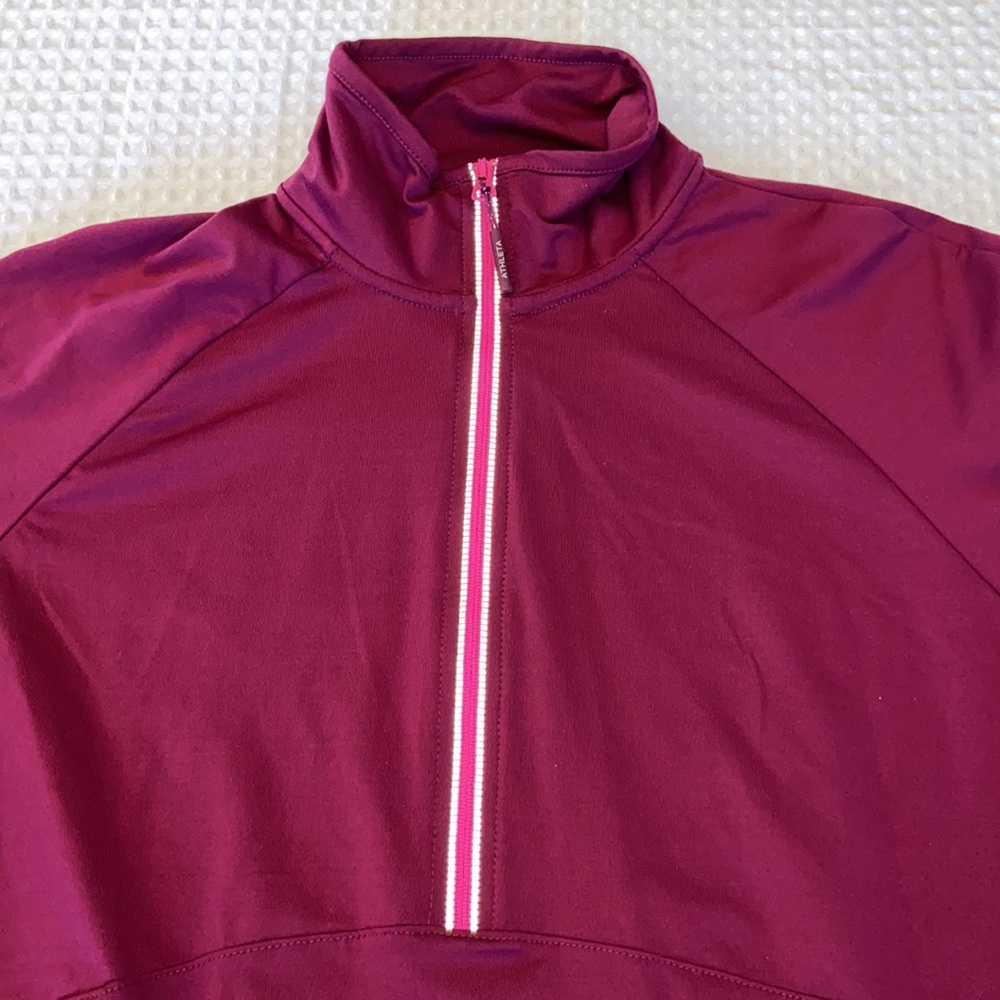 SOLD! ATHLETA “MALIBU” Half Zip Front Running Hiking Top Jacket Size Small - Picture 8 of 16